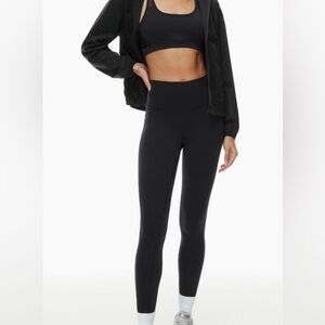 TNA black high rise leggings.